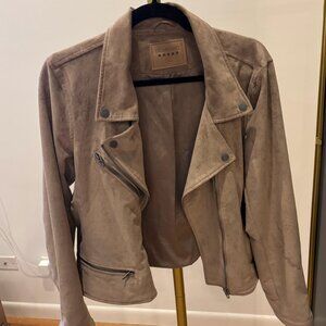 BlankNYC Light Brown Suede Jacket